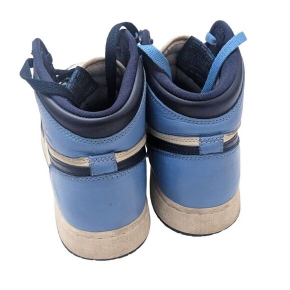 ‎Jordan 1 Retro High Obsidian Unc Preowned No Box 7y - Picture 5 of 9